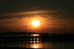Sunset Over Rockingham Jetty
