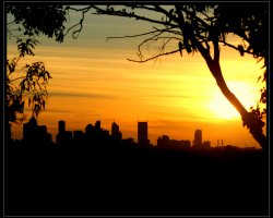 Sunset Over Melbourne