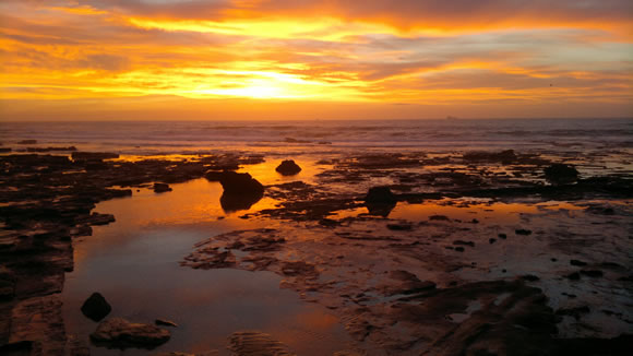 Cowrie Hole At Sunrise