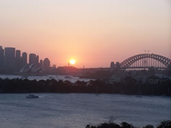 Sunset Over Sydney Harbour