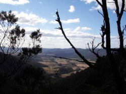 Silhouette And Valley