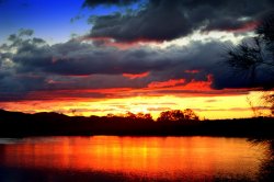 Fiery Evening.