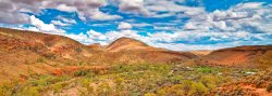 Trekking Through Ormiston Gorge