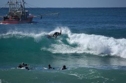 Prawn Fishing And Surfing