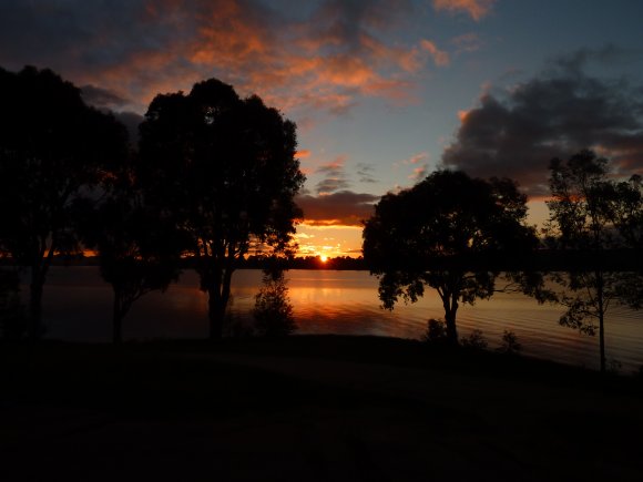 Sunset Over Lake Hume