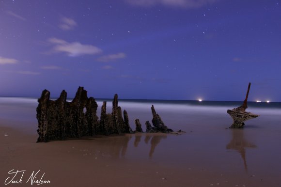 The Wreck At Night 1