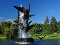 Fountain At Burswood Casino Perth