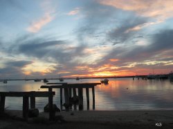 Sun Set Over The Bay