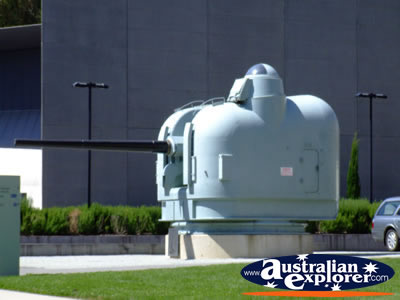 Outdoor Structure at Australian War Memorial . . . CLICK TO VIEW ALL AUSTRALIAN WAR MEMORIAL - MUSEUM POSTCARDS