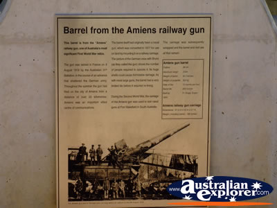 Australian War Memorial Plaque . . . VIEW ALL AUSTRALIAN WAR MEMORIAL - MUSEUM PHOTOGRAPHS