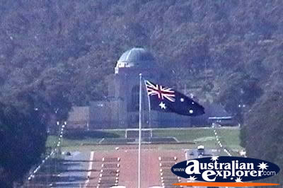 Canberra Anzac Parade Flag . . . CLICK TO VIEW ALL ANZAC PARADE POSTCARDS