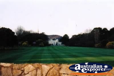 Canberra Government House from a Distance . . . CLICK TO VIEW ALL GOVERNMENT HOUSE POSTCARDS