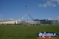 View of Parliament House in Canberra . . . CLICK TO ENLARGE