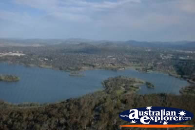 View Over the Top of Canberra . . . CLICK TO VIEW ALL CANBERRA POSTCARDS