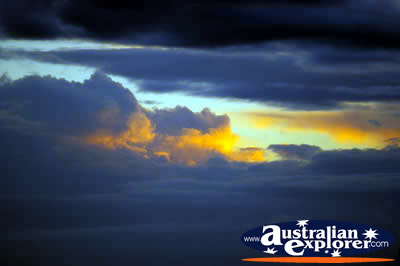 Start of a Sunset . . . CLICK TO VIEW ALL CLOUDS POSTCARDS