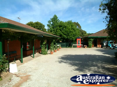 Corowa Motel from Carpark . . . CLICK TO VIEW ALL COROWA POSTCARDS