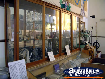 Corowa Museum Cabinet Display . . . VIEW ALL COROWA MUSEUM PHOTOGRAPHS