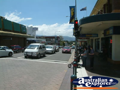 Main Street in Nowra . . . CLICK TO VIEW ALL NOWRA POSTCARDS
