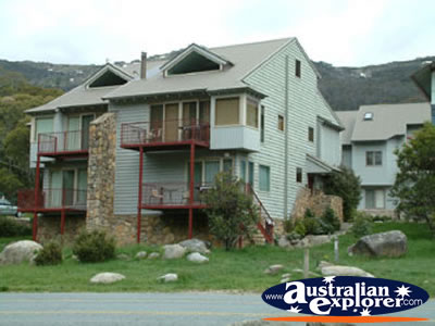 Houses in Thredbo . . . CLICK TO VIEW ALL THREDBO POSTCARDS