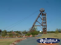 Machinery at Cobar Miners Memorial . . . CLICK TO ENLARGE
