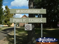 Murrundi Public School Sign . . . CLICK TO ENLARGE