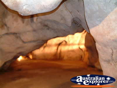 Wellington Caves Low Tunnels . . . CLICK TO VIEW ALL WELLINGTON CAVES POSTCARDS