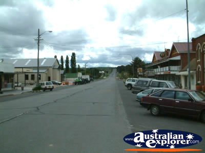 Street View of Gunning, On the way to Crookwell . . . CLICK TO VIEW ALL GUNNING POSTCARDS