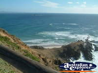 View of Cape Byron from Byron Bay Lighthouse . . . CLICK TO ENLARGE