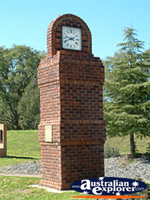 Gilgandra Town Clock . . . CLICK TO VIEW ALL GILGANDRA POSTCARDS