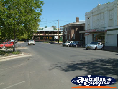 Coonamble Main St . . . CLICK TO VIEW ALL COONAMBLE POSTCARDS