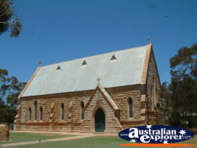 Wilcania Church . . . CLICK TO VIEW ALL WILCANNIA POSTCARDS