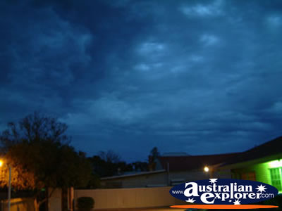 Broken Hill Storm Coming Over . . . CLICK TO VIEW ALL BROKEN HILL POSTCARDS