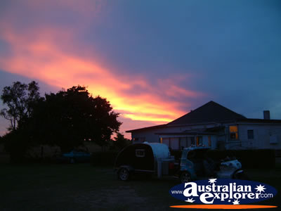 Tenterfield with Colourful Evening Sky . . . VIEW ALL TENTERFIELD PHOTOGRAPHS