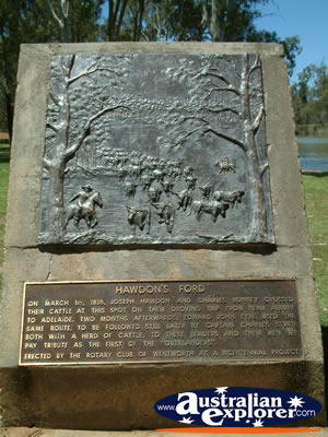 Wentworth Cattle Crossing Memorial . . . CLICK TO VIEW ALL WENTWORTH POSTCARDS