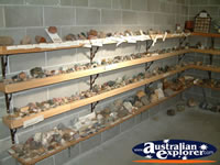 Bingara Museum Shelves of Stones . . . CLICK TO ENLARGE