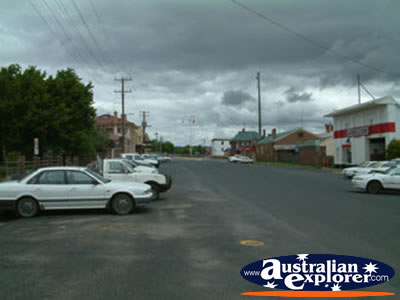 Street in Crookwell . . . CLICK TO VIEW ALL CROOKWELL POSTCARDS