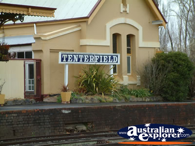 Tenterfield Railway Museum Entrance . . . CLICK TO VIEW ALL TENTERFIELD POSTCARDS