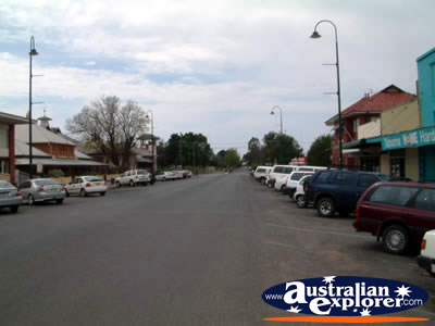 Bourke Main Street . . . CLICK TO VIEW ALL BOURKE POSTCARDS