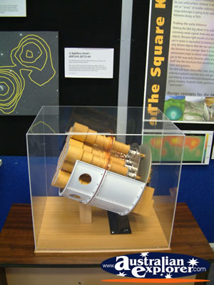 Telescope Part in Parkes . . . CLICK TO VIEW ALL PARKES POSTCARDS