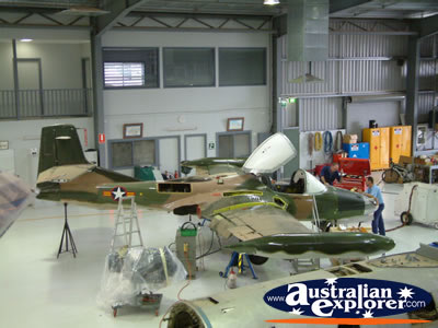 Aviation Museum in Temora . . . CLICK TO VIEW ALL TEMORA POSTCARDS