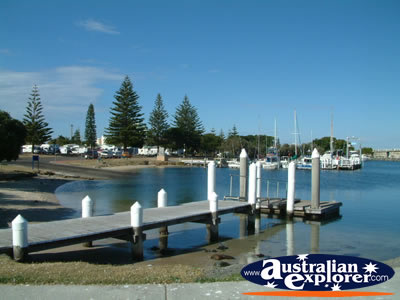 Jetty at Forster . . . CLICK TO VIEW ALL FORSTER POSTCARDS