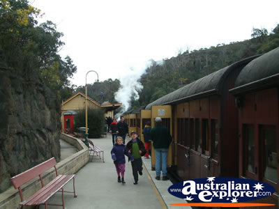 Lithgow, Zig Zag Railway Passengers . . . VIEW ALL LITHGOW PHOTOGRAPHS