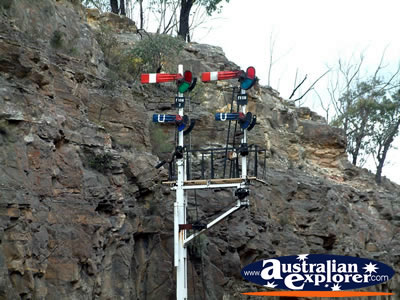 Lithgow, Zig Zag Railway Lights . . . VIEW ALL LITHGOW PHOTOGRAPHS