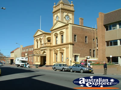 View from Street of Maitland Town Hall . . . CLICK TO VIEW ALL MAITLAND POSTCARDS