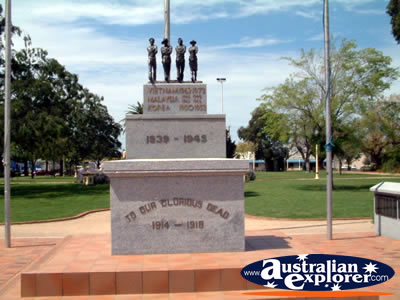 Forbes War Memorial . . . CLICK TO VIEW ALL FORBES POSTCARDS