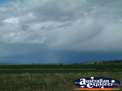 Cloudy Skies Between Coolah & Mudgee . . . CLICK TO VIEW ALL MUDGEE POSTCARDS