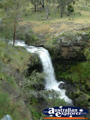 Tumbarumba Waterfall . . . CLICK TO VIEW ALL TUMBARUMBA POSTCARDS