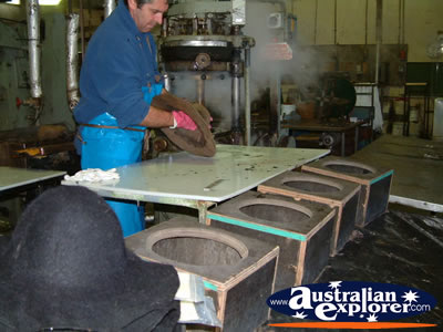 Akubra Workers at Workshop in Kempsey . . . VIEW ALL KEMPSEY (AKUBRA) PHOTOGRAPHS