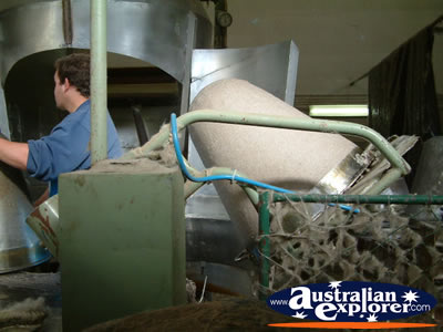 Workers at Akubra Workshop in Kempsey . . . VIEW ALL KEMPSEY (AKUBRA) PHOTOGRAPHS
