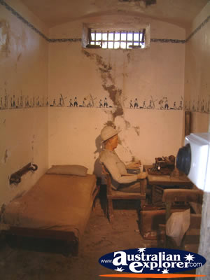 South West Rocks, Trial Bay Gaol Room Display . . . CLICK TO VIEW ALL TRIAL BAY (GAOL) POSTCARDS
